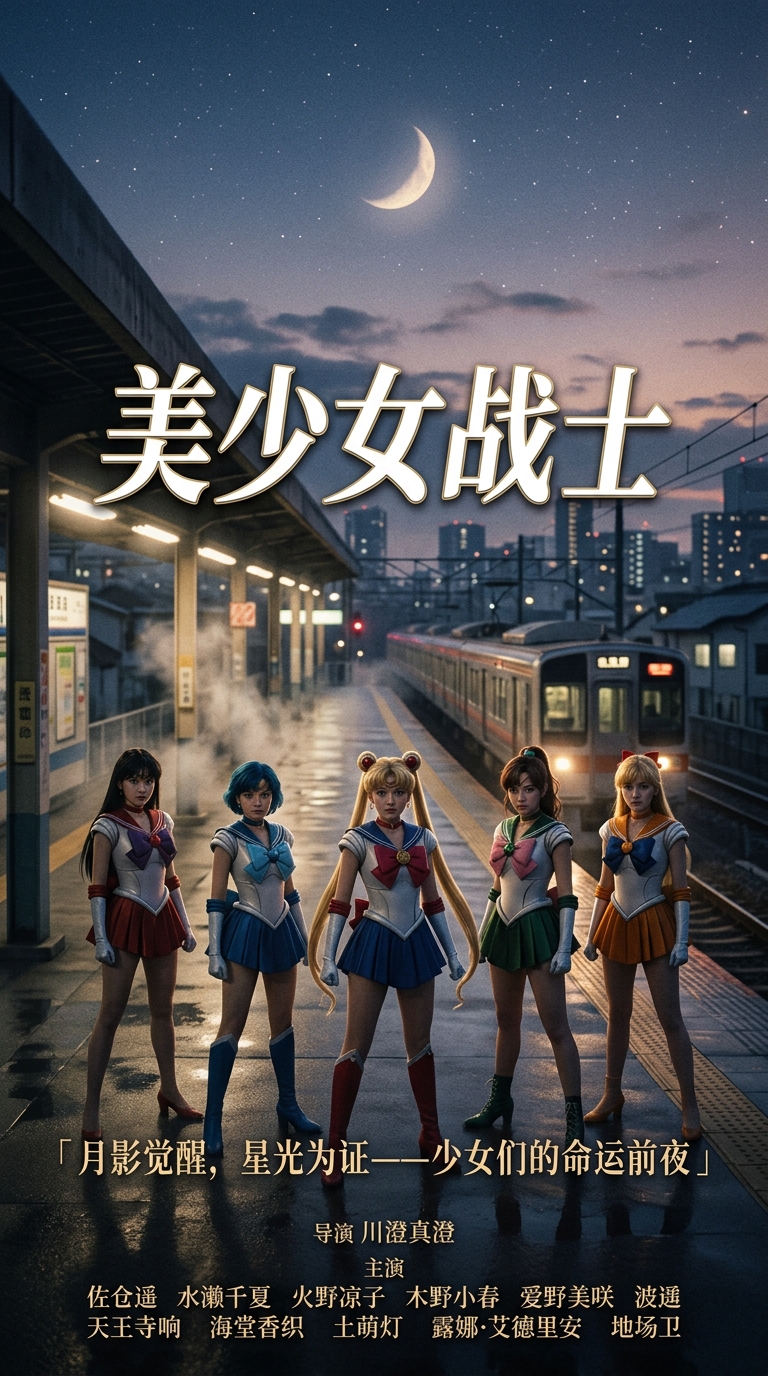 《美少女战士》主视觉海报